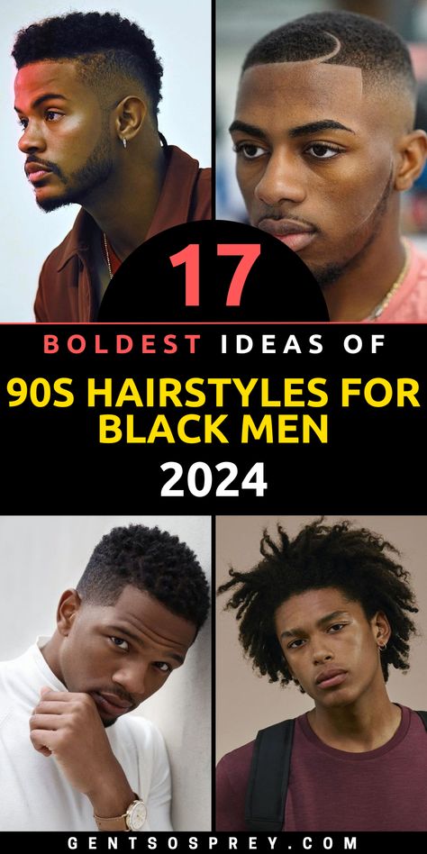 Transport yourself back to the golden era of style with our guide to Reviving Classic 90s Black Men Hairstyles for 2024. From sleek fades to intricate braids, explore a diverse range of trendy haircuts that capture the essence of the 90s. Whether you're a fan of vintage looks or prefer a modern twist, our style guide offers something for every taste and preference. Elevate your hairstyle game and make a statement with our curated collection of 90s-inspired cuts. Caesar Haircut Men Black, 90s Hairstyles Men Black, Gotee Styles Mens Black, African American Hairstyles Men, Black Men’s Hairstyles, 2024 Men Haircut, Black Men Haircut Styles, Black Men Hair Styles, Black Mens Hairstyles