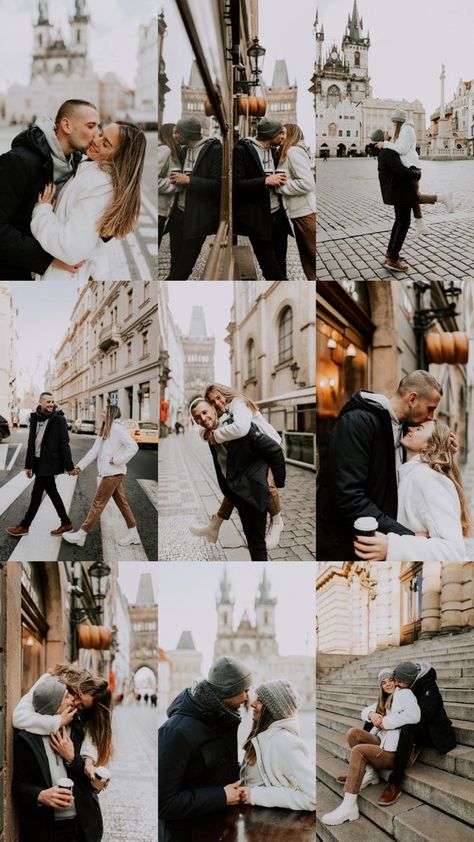 E Shoot Ideas Engagement Photography, E Shoot Ideas, Cold Spring Day Outfit Dressy, Winter Pre Wedding Photoshoot, Winter Outfits For Couples, Couple Outfit Ideas For Pictures, Couples Winter Photoshoot Outfits, Engagement Photo Outfits Winter, Couple Photoshoot Winter