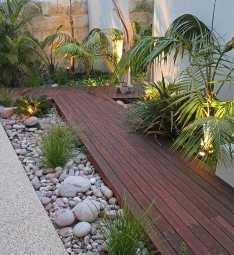 33 Calm and Peaceful Zen Garden Designs to Embrace | Homesthetics - Inspiring ideas for your home. Terrace Cover, Backyard Zen Garden Ideas, Japanese Gardens Design Ideas, Funny Vine, Japanese Garden Landscape, River Rock Landscaping, Zen Garden Design, Japanese Garden Design, Garden Types