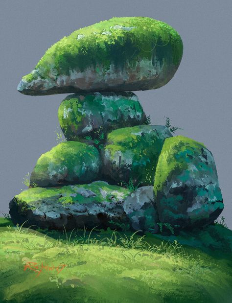 Environmental Artwork, Studio Ghibli Background, Environment Painting, Art Pierre, Really Cool Drawings, Gouache Art, Nature Drawing, Arte Sketchbook, Digital Painting Tutorials