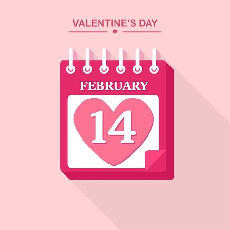 Tear-off calendar for february. happy va... | Premium Vector #Freepik #vector #paper-heart #february #valentine-heart #14-february February Calendar, Day Calendar, Photoshop Template, Happy Valentines, Psd Files, Happy Valentines Day, Happy Valentine, Premium Vector, Valentines Day