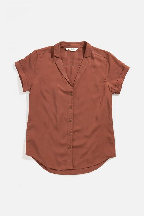 Rolled Sleeves, Lightweight Tops, Short Sleeve Button Up, Pair Of Pants, Silhouette Design, Lapel Collar, Classic Looks, Capsule Wardrobe, Casual Tops