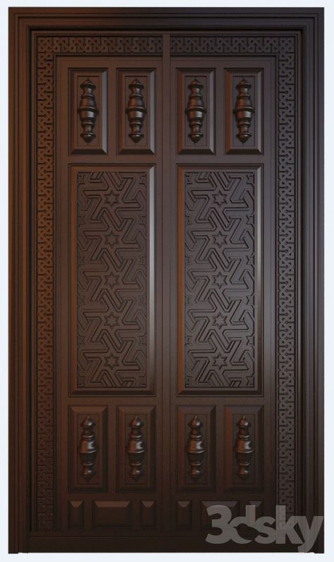 door Pintu Ganda, Tor Design, Pooja Door Design, Wooden Door Entrance, Main Doors, Main Entrance Door Design, Front Door Design Wood, Wooden Front Door Design, Wooden Main Door