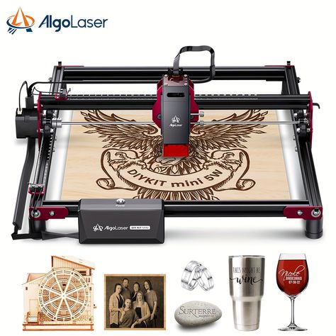 Faster shipping. Better service Wood Laser Machine, Laser Engraver Machine, Mini Laser Engraver, Diy Laser Engraver, Engraver Machine, Diy Engraving, Engraving Tools, Woodworking Machine, Laser Engraving Machine