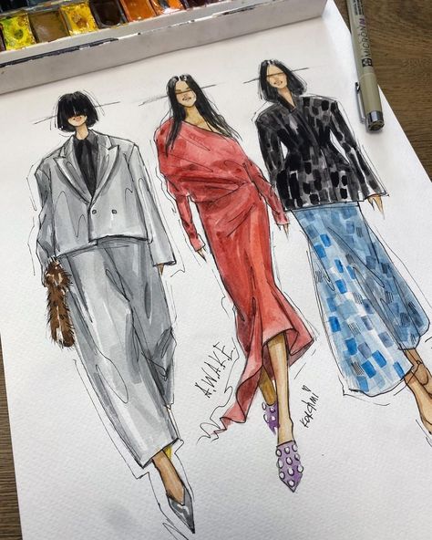 FASHION ILLUSTRATION STUDIO | Do you need a degree to become a fashion designer? 🎓 Education is definitely important - it provides you with an in-depth knowledge of… | Instagram Fashion Sketching, Fashion Design Classes, Fashion Dream Job, Fashion Designer Studio, Illustration Studio, Become A Fashion Designer, Basic Fashion, A Fashion Designer, Fashion Design Collection