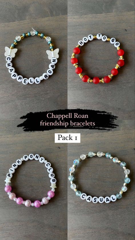 Chappell Roan Friendship Bracelets Pack 1 Casual, Hot to Go, Pink Pony Club, - Etsy Pink Pony Club, Bracelet Pack, Pony Club, Go Pink, Chappell Roan, Bracelet Crafts, Antique Shops, Clay Beads, Perler Beads