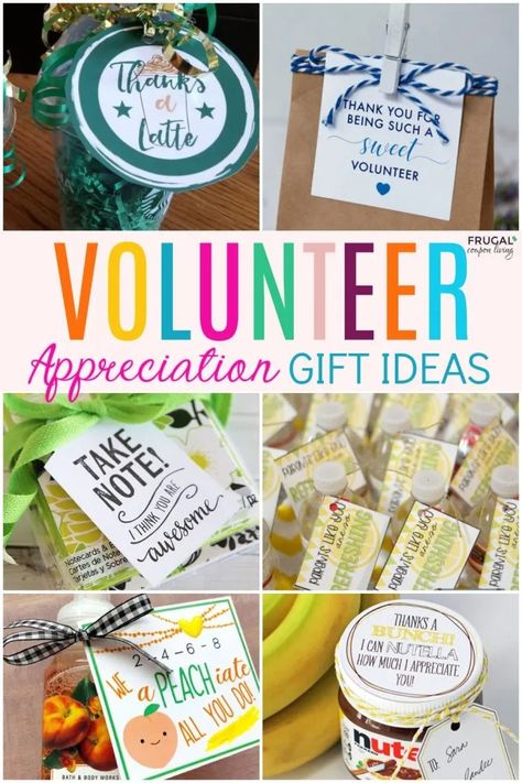 National Volunteer Week falls in April. For spring or any other time of the year, enjoy these parent Volunteer Gifts Ideas with printable gift tags to show how you appreciate your volunteers. Say thank you with these random acts of kindness and parent gift ideas. #FrugalCouponLiving #NationalVolunteerWeek #giftideas #volunteers Volunteer Appreciation Ideas Diy Gifts, Cheap Thank You Gifts For Volunteers, Nursery Volunteer Gifts, Thank You Gifts For Vbs Volunteers, Vbs Appreciation Gifts, Spring Appreciation Ideas, Chaperone Thank You Gifts, Diy Volunteer Appreciation Gifts, Small Thank You Gift Ideas For Volunteers