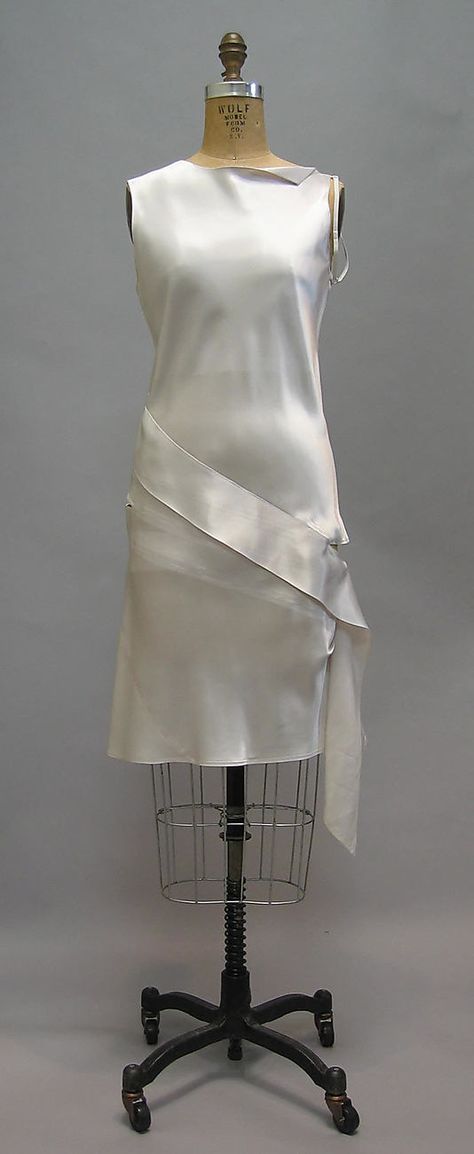 Dress  Helmut Lang  (Austrian, born 1956)  Date: spring/summer 1997 Culture: Austrian Medium: silk, synthetic.  Credit Line: Gift of the artist, 2009!!! Helmut Lang Archive, Helmut Lang Dress, Fashion 1990s, Feminine Details, Am Pm, Spring Summer Dress, Helmut Lang, Metropolitan Museum Of Art, Metropolitan Museum