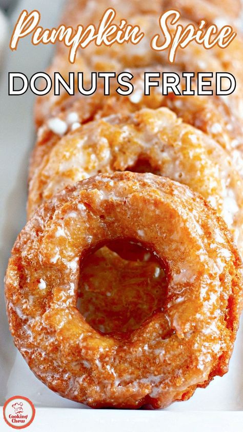 These pumpkin doughnuts are fried to perfection and topped with a smooth buttermilk glaze. Enjoy a fall-inspired treat! Pumpkin Doughnuts Fried, Pumpkin Buttermilk, Buttermilk Donuts, Pumpkin Creations, Buttermilk Glaze, Pumpkin Donuts Recipe, Pumpkin Doughnut, Donuts Donuts, Halloween Breakfast Pumpkin Buttermilk, Buttermilk Donuts, Fried Pumpkin, Buttermilk Glaze, Pumpkin Doughnuts, Pumpkin Spice Doughnuts, Pumpkin Donuts Recipe, Pumpkin Doughnut, Donuts Donuts