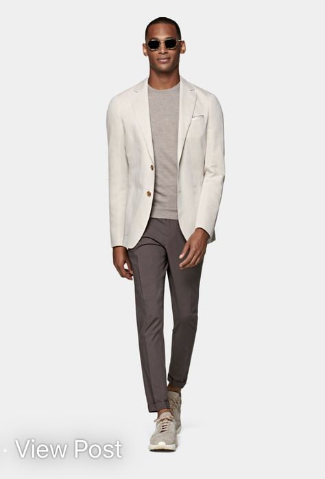 Cream Jacket Outfit, Dress Jackets, Suit Supply, Wool Jackets, Smart Casual Menswear, Outfit Blazer, Smart Casual Wear, Business Suits, Chinos Style