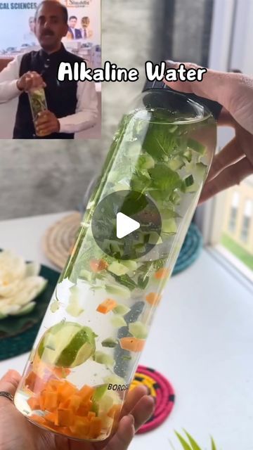 Barkha Tharani on Instagram: "Alkaline water for healthy gut 🌸 
Credits - Acharya Manish Ji ✨
#celebrityrecipes 
Save and share ❤️

Follow @barkhascookbook 🌸

| celebrity recipes, barkhas cookbook, detox water, healthy recipes, healthy food, skin care, hair care, Bangalore, ayurveda, ayurvedic doctor, home remedies, weight loss food, weight loss recipes, gym, workout, diet food, alkaline water, dr manish alkaline water, alkaline water by dr manish, manish acharya alkaline water|

#detox #detoxwater #doctor #viral #trending #food #healthyfood #healthylifestyle #healthy #foodblogger #barkhascookbook #foodie #weightlossjourney" Alkaline Water How To Make, Alkaline Water Recipe, Trending Food, Water Detox, Celebrity Recipes, Ayurvedic Doctor, Ayurvedic Recipes, Ayurvedic Remedies, Workout Diet