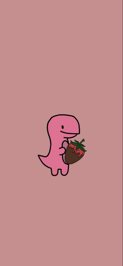 Girly Ios 16 Wallpaper, Chocolate Strawberry Wallpaper, Valentines Dinosaur Wallpaper, Cute Dinosaur Wallpaper Aesthetic, Ios 16 Wallpaper Love, Cute Valentines Wallpaper Iphone, Pink Aesthetic Heart Wallpaper, Pink Dinosaur Wallpaper, Hearts Pink Aesthetic