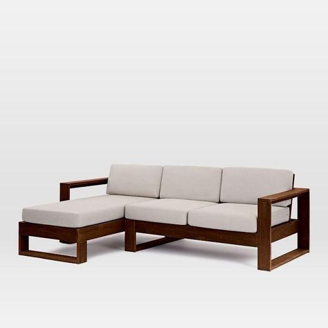 Sofa Bed Wood, Wooden Couch, Sofa Design Wood, Wooden Sofa Set Designs, Wooden Sofa Designs, L Shape Sofa, Corner Sofa Design, Modern Sofa Living Room, Living Room Furniture Arrangement