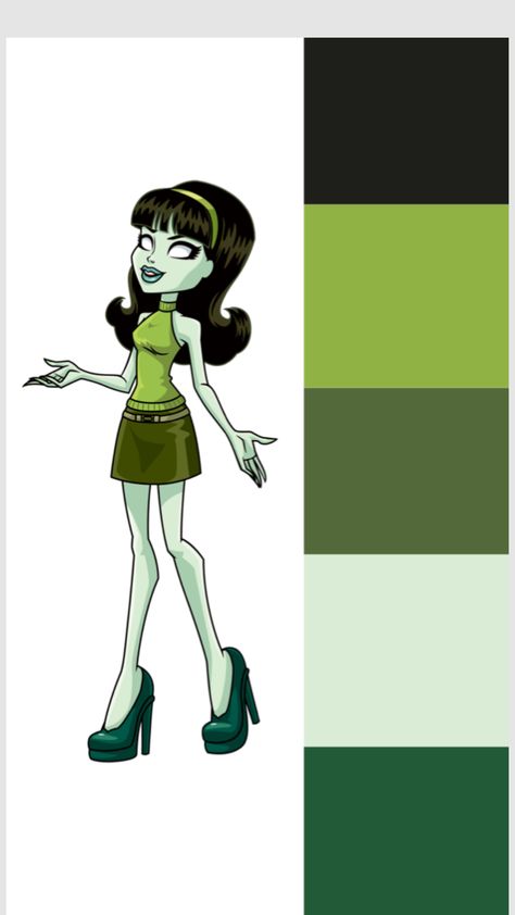 Scarah Screams Color Palette Scarah Screams, Monster High, Color Combos, Color Palette, Drawings, Color