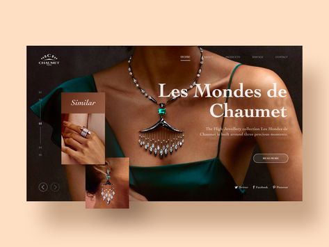 Web Design by YM Jewelry Banner, Jewelry Website Design, Website Banner Design, Jewelry Logo, Jewelry Ads, Jewelry Website, Jewelry Images, Global Design, Web Banner