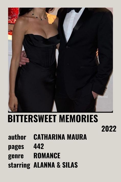 Alanna and Silas Bittersweet Memories Bittersweet Memories Book Aesthetic, Bittersweet Memories Catharina Maura, Bittersweet Memories Book, Bittersweet Aesthetic, Bittersweet Memories, Book Scrapbooking, Memories Aesthetic, Visual Book, Characters Aesthetic