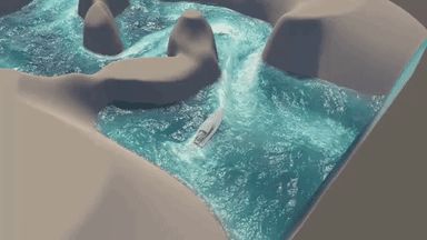 Flow Map, Water Experiments, Water Challenge, Tech Art, 3d Software, Unreal Engine, 3d Modeling, Game Development, In Water