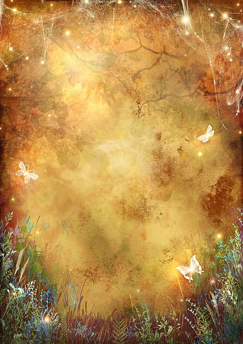 Romantic beautiful mottled background Glowing Butterflies, Ancient Background, Stary Papier, Background Search, Etiquette Vintage, Golden Background, Butterflies And Flowers, Pretty Backgrounds, Old Paper