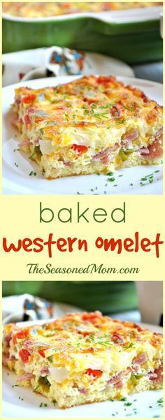 Eggs For A Group, Baked Western Omelet, Baked Omelet, Telur Dadar, Menu Sarapan Sehat, Egg Benedict, Breakfast And Brunch, Food Blogs, Idee Pasto Sano