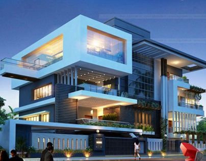 Modern Houses Pictures, 3d Power, Bungalow Exterior, Best Modern House Design, Modern Architecture Building, House Design Pictures, Modern House Facades, Modern Exterior House Designs, Duplex House Design