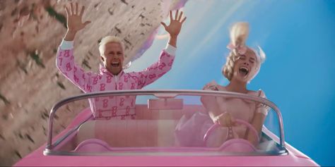 Ken In Barbie, Margot Robbie And Ryan Gosling, Barbie 2023, Barbie The Movie, Barbie Car, Barbie Summer, Райан Гослинг, Movie Teaser, Greta Gerwig