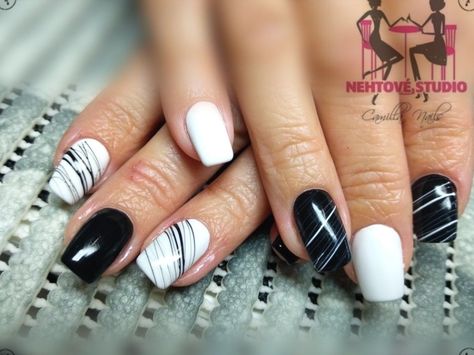 Spider Gel Nail Art, Nails With Black, Spider Gel, Black And White Spider, Uñas Aesthetic, Christmas Nail Art Designs, Floral Nail Art, Black Spider, Brown Nails