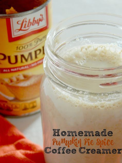 Homemade Pumpkin Pie Spice Coffee Creamer...a delicious, Fall-spiced coffee creamer, made in less than 10 minutes! (sweetandsavoryfood.com) Pumpkin Pie Creamer, Pumpkin Pie Spice Coffee, Pumpkin Coffee Creamer, Sweet Pumpkin Recipes, Homemade Pumpkin Pie Spice, Pumpkin Chip, Homemade Coffee Creamer, Pumpkin Sheet Cake, Keto Pumpkin Pie