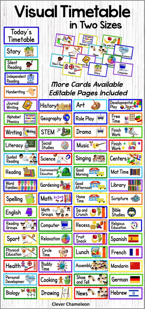 Visual Timetable Classroom, Class Timetable Ideas Classroom Displays, Class Timetable Ideas, Timetable Ideas For Classroom, Kids Timetable, Classroom Schedule Display, Visual Schedule Preschool, Classroom Visuals, Classroom Schedule Cards