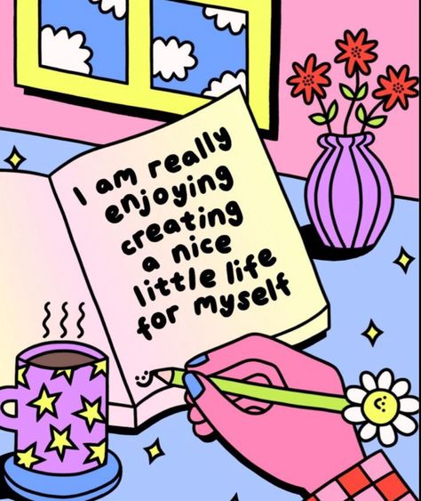 Little Joys In Life, Pink Illustration, Healing Era, Live Nation, Inspo Quotes, A Beautiful Life, Work With Me, Manifestation Board, Happy Words