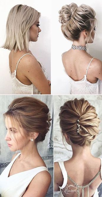 classic updo wedding hairstyle for medium length Classic Updo Wedding, Hairstyle For Medium Length, Updo Bride, Mother Of The Groom Hairstyles, Sanggul Modern, Wedding Hair Up, Classic Updo, Updo Wedding, Mother Of The Bride Hair