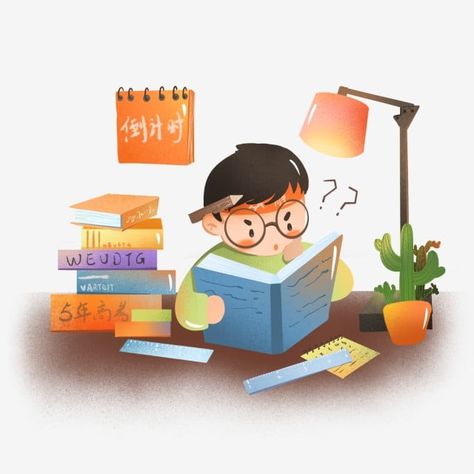 Reading Illustration, Student Illustration, Worli Painting, Student Cartoon, Exam Review, Blue Banner, Phone Wallpaper For Men, School Posters, Creative Poster Design