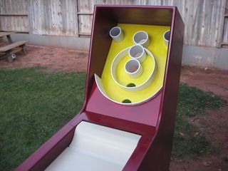 Geek House, Skee Ball, Yard Games, Backyard Games, Carnival Games, Diy Games, Theme Halloween, Backyard Fun, Cool Diy Projects