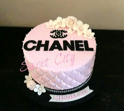 Channel Birthday Cake, Birthday Cake Chanel, Chanel Cakes, Coco Chanel Cake, Cake Chanel, Chanel Birthday Cake, Channel Cake, Birthday Cake Roses, Chanel Cake