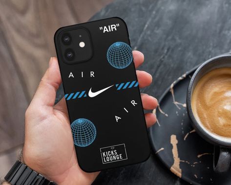 Nike Air Blue Globe Offwhite Phone Case / Iphone 13 / 12 / 11 | Etsy Serbia Nike Air Orange, Nike Air Blue, Mens Phone Case, Mobile Case Design, Nike Phone Cases, Apple Ipad Case, Blue Phone Case, Purple Cases, Stylish Iphone Cases