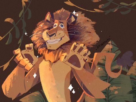 Madagascar Fanart, Dreamworks Art, Art Fanart, Much Needed, Environment Concept Art, Cartoon Shows, Funky Art, The Lion, Artist Artwork