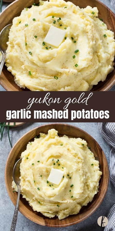 Gold Potato Recipes, Yukon Gold Mashed Potatoes, Creamy Garlic Mashed Potatoes, Garlic Mashed Potatoes Recipe, Buttery Mashed Potatoes, Roasted Garlic Mashed Potatoes, Perfect Mashed Potatoes, Homemade Mashed Potatoes, Best Mashed Potatoes