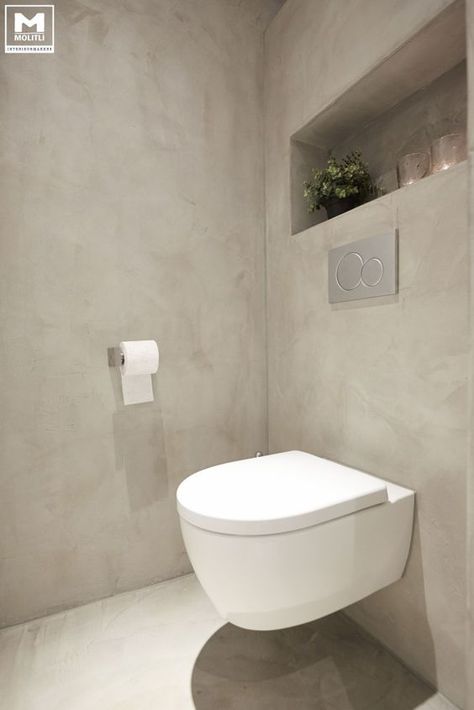 Floating Toilet, Toilet Closet, Grey Toilet, Toilette Design, Small Toilet Room, Modern Closet, Guest Toilet, Bathroom Farmhouse Style, Downstairs Toilet