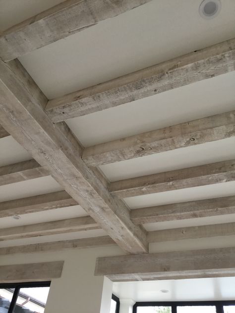 Whitewashed Beams Ceilings, Whitewash Beams Ceilings, Whitewash Wood Beams, Exposed Beams Low Ceiling, White Washed Ceiling Beams, White Wash Ceiling Beams, White Wash Beams, Whitewash Beams, Painted Beams Cottage