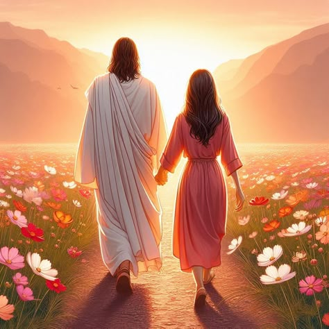 Hugging Jesus Wallpaper, Jesus Christ Lds, Jesus Christ Illustration, Christian Drawings, Bible Photos, Spiritual Photos, Gods Princess, Jesus Girl, Bible Verse Background