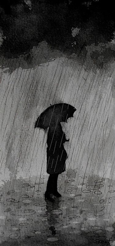 weather to think by Loui  Jover. ☀ Loui Jover Art, Weather Art, Loui Jover, Gcse Art Sketchbook, Rain Art, Gcse Art, It's Raining, Artwork Pictures, Elements Of Art