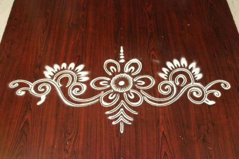 Side Designs For Rangoli, Border Rangoli Designs, Easy Rangoli Designs Videos, Border Rangoli, Very Easy Rangoli Designs, Rangoli Designs Photos, Rangoli Designs Simple Diwali, Alpona Design, Rangoli Simple