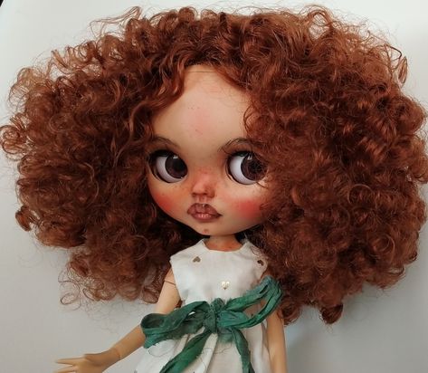 Doll Curly Hair, Iconic Makeup, Ice Cream Swirl, Makeup Icons, Black Dolls, Coily Hair, Black Doll, Tan Skin, Light Skin