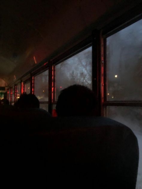 Foggy, dark, morning bus ride to school Morning School, Spotify Playlist Cover, School Morning, Devils Night, Penelope Douglas, 10th Grade, Romanticizing School, Autumn Morning, Dark Paradise