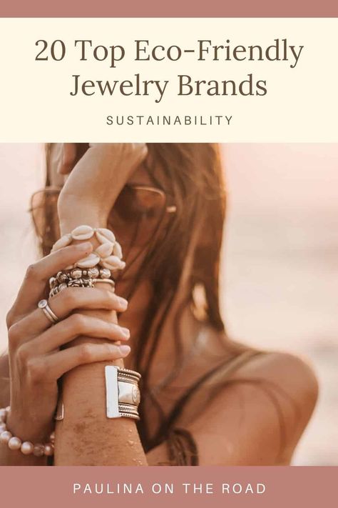 Wearing Jewelry is the best way to express and celebrate yourself. This guide has all the best sustainable jewelry brands so that you can look nice while also protecting the planet! From ethical jewelry made from recycled gold to lab-grown diamonds, there's plenty to love. Find beautiful sustainable rings, necklaces, bracelets and earrings! #Jewelry #Sustainability #SustainableJewelry #SlowFashion #Ethical #SustainableFashion #HandmadeJewellery #SustainableJewellery #EcoJewelry #EthicallyMade Vegan Hiking Boots, Soft Natural Style, Ethical Swimwear, Celebrate Yourself, Fashion Alternative, Eco Jewelry, Wearing Jewelry, Sustainable Clothing Brands, Jewelry Brands