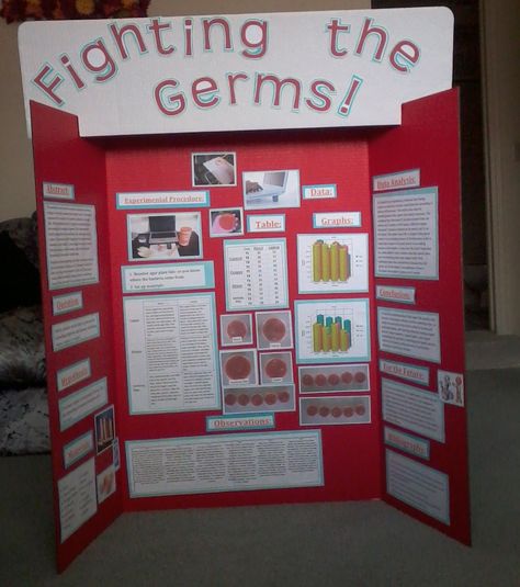 Fighting the Germs! | Science project | Education.com Science Fair Projects Biology, Science Fair Projects Highschool, School Science Fair Projects, Stem Fair Projects, Biology Science Fair Projects, High School Science Activities, High School Science Experiments, High School Science Fair Projects, High School Science Fair