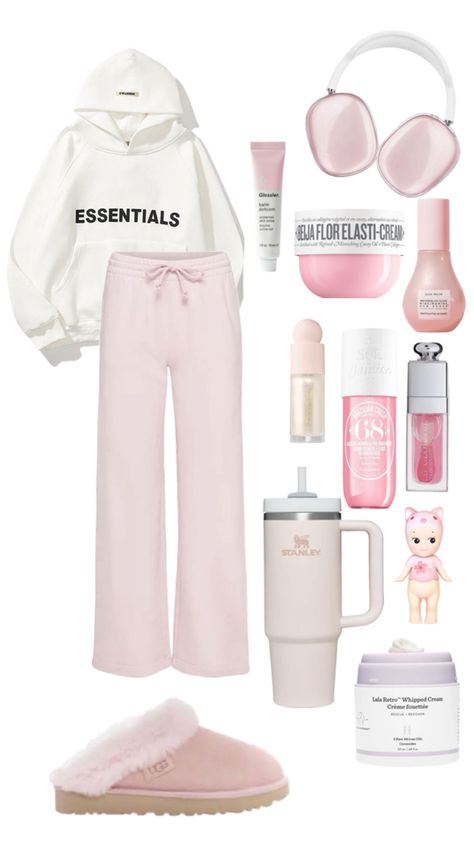 White Uggs, Outfit Inspo Pink, Lululemon Preppy, Pink Lifestyle, Lululemon Outfits, Pink Pilates Princess, Casual Preppy Outfits, Pink Pilates, Trendy Outfits For Teens