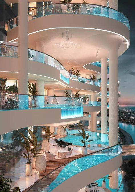 Penthouse Cavalli Couture By Canal In Dubai, Dubai, United Arab Emirates For Sale (13933155) Dubai Penthouse Luxury, Dubai Mansions, Dubai Penthouse, Penthouse Luxury, Luxurious Penthouse, Venetian Hotel, Dubai Houses, Neon Bedroom, Luxe Decor