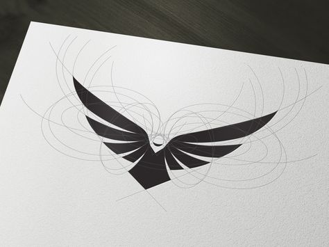 Eagle Tatoo 3d, Bird Logo, Bird Logos, Eagle Design, Eagle Logo, Branding Identity, Wow Art, Animal Logo, Logo Branding Identity