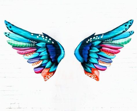 Pin by Margot Andraca on alas in 2022 | Wings art, Amazing paintings, Pop art Paintings Pop Art, Drawing Wings, Angel Wings Drawing, Angel Wings Art, Angel Wings Wall, Wall Art Diy Paint, Wings Drawing, School Wall Art, School Murals