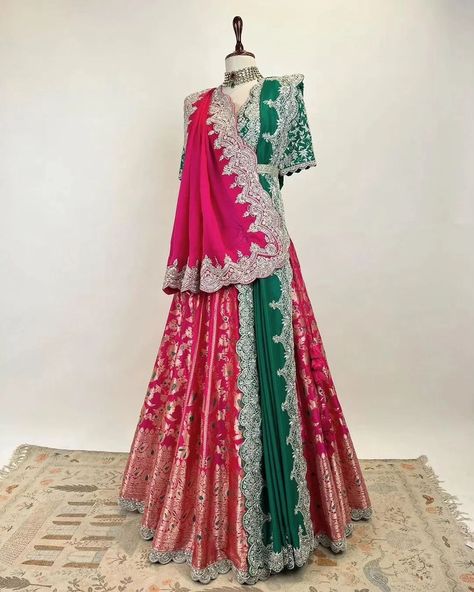 VISIT LIKE AND FOLLOW US For immediate response please call or WhatsApp us on +918099634110 Bridal lehenga.indianwedding lehenga.lehengalove.love.indianbridallehenga.indianware.saree.blouse,lehengalovers,indianbridalmakeup.bollywoodlehenga,haldi, Sangeet,haldidresses,bridalgagarhas, #lehenga #lehengalove #lehengalovers❤️❤️❤️ #lehengalovers #bridal #indianwedding #indiansaree #indianbride #indianbridalmakeup #indianbridalwear #bollywood #bigfatindianwedding #haldi #haldiceremony #usaindia... Elegant Royal Dresses, Sangeet Outfit Bridal, Onam Outfits, Latest Bridal Lehenga Designs, Best Indian Wedding Dresses, Choli Dress, Latest Bridal Lehenga, Lehenga Designs Simple, Dresses By Pattern